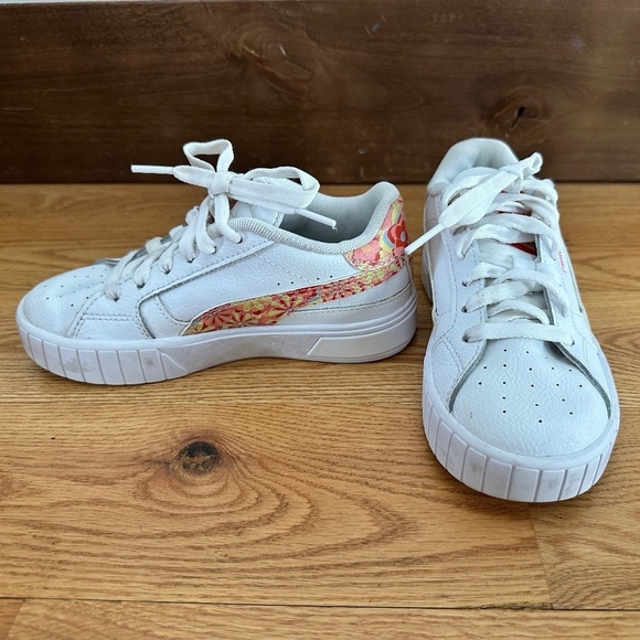 KIDS PUMA Cali Star Flower Child Sneaker - Size 13 (Little Kid) - Picture 3 of 9